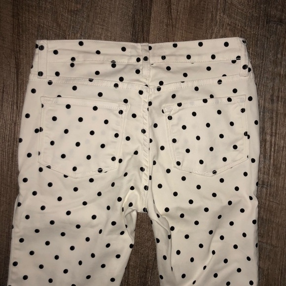 *Host Pick* Nasty Gal White/Black Polta Dot Skinny Jeans - Picture 8 of 8